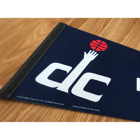 Washington Wizards NBA WinCraft Pennant Banner 2012 Basketball 12 X 30" - Picture 2 of 5
